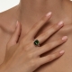 Кольцо с турмалином и бриллиантами