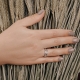 Кольцо обручальное с бриллиантами