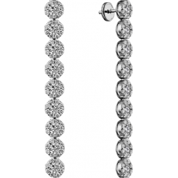 Серьги пусеты (гвоздики) с бриллиантами