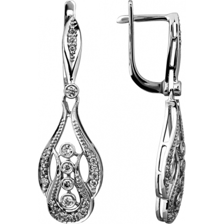 Серьги с бриллиантами