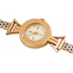 Часы золотые с бриллиантом и браслетом