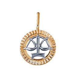 Подвеска знак зодиака Весы