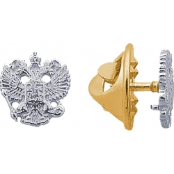 Значок золотой герб России