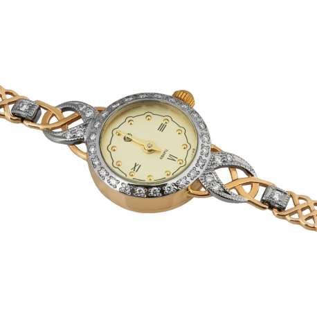 Часы с браслетом и бриллиантами